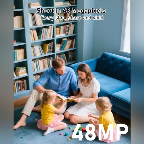 FLATIC 2K Camcorder, 48MP Video Camera, 16X Digital Zoom Vlogging Camera - Picture 4 of 10